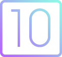 Logo liczby dziesięć